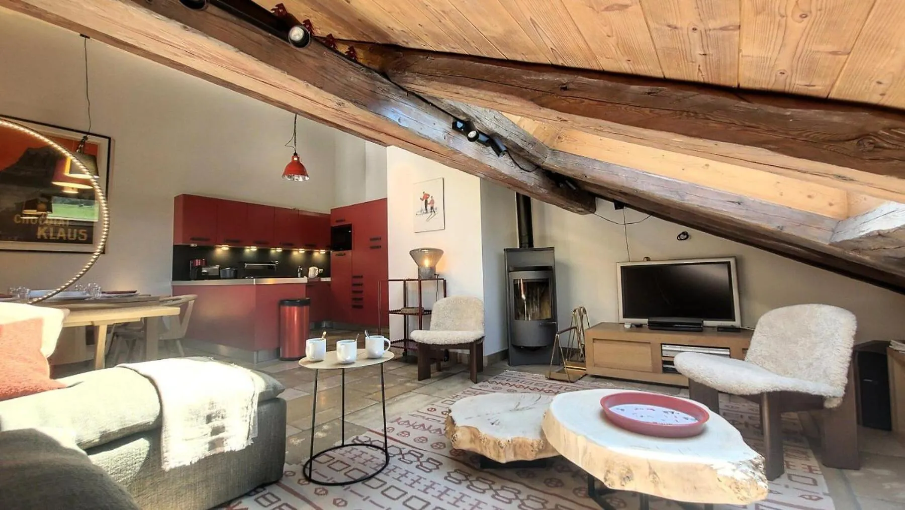 Residence Le Lion D'Or A - Appartement Confortable, Sous Toit, Acces Facile Aux Commerces Mae-0871 Les Gets